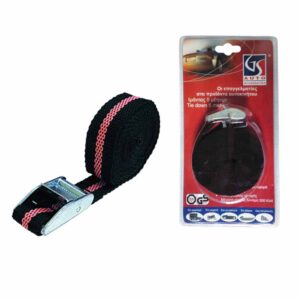 Auto Gs Ιμάντας Αποσκευών Αυτοκινήτου 500x2.5cm ΜαύροΚωδικός: 17420