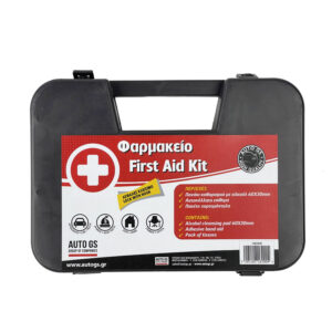 Auto Gs Φαρμακείο Αυτοκινήτου Τσαντάκι με Εξοπλισμό Κατάλληλο για Πρώτες Βοήθειες