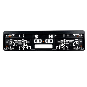 Auto Gs Πλαίσιο Πινακίδας Αυτοκινήτου Πλαστικό 52 x 12.5cm ΜαύροΚωδικός: 20355