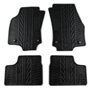 Gledring Σετ Μπροστινά και Πίσω Πατάκια 4τμχ για Opel Astra 2004-2009 ΜαύραΚωδικός: 0081