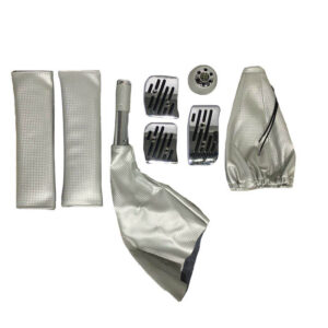 Auto Gs Σετ Πεταλιέρες Αυτοκινήτου Universal Αλουμινίου Ασημί 6τμχΚωδικός: 22337