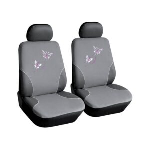 Ototop Μπροστινά Καλύμματα Αυτοκινήτου 2τμχ Πολυεστερικά Butterfly Γκρι