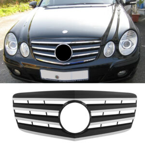 Carner Μάσκα για Mercedes-Benz E-Class W211 2006-2009 AMG Look Μαύρο/ΧρώμιοΚωδικός: 0010198