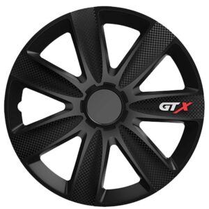 AMiO Σετ Τάσια Αυτοκινήτου Versaco GTX Carbon 4τμχ 15" Μαύρο /AMΚωδικός: 2758