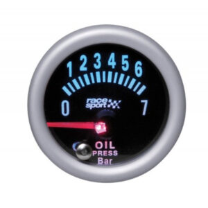 Racesport Όργανο Πίεσης Λαδιού Αυτοκινήτου Φιμέ 52mmΚωδικός: 0019171