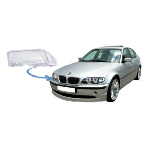 Carner Δεξί Κρύσταλλο Φαναριού για BMW Σειρά 3 / E46 Sedan/Touring Facelift Xenon & Halogen 2001-2005Κωδικός: 0022137