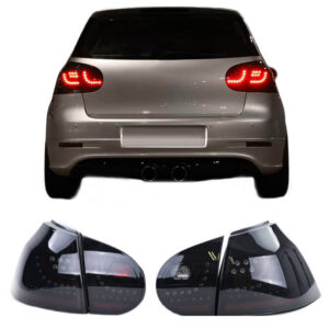 JOM Πίσω Φανάρια Led για Volkswagen Golf mk5 (V) Black 2003-2008 2τμχΚωδικός: 0022838
