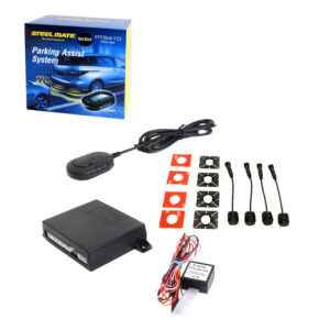 Steelmate Σύστημα Παρκαρίσματος Αυτοκινήτου με Buzzer και 4 Αισθητήρες 16mm σε Μαύρο ΧρώμαΚωδικός: PTS410VW