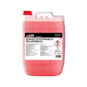 Feral Αντιψυκτικό Παραφλού Ψυγείου Αυτοκινήτου G12 -50°C Ροζ Χρώμα 20lt
