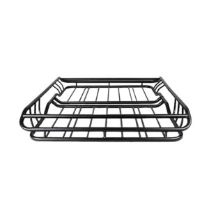 Auto Gs Σχάρα Οροφής Αυτοκινήτου Μεταλλική 127x96cm Universal Διπλή ΜαύρηΚωδικός: 28825