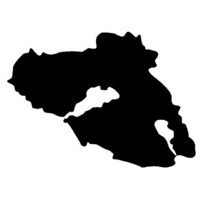 Auto Gs Αυτοκόλλητος Χάρτης Αυτοκινήτου "Λέσβος" 10 x 7.5cm σε Μαύρο ΧρώμαΚωδικός: 24702