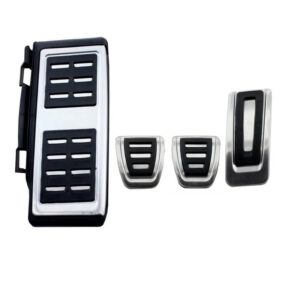 Carner Σετ Πεταλιέρες Αυτοκινήτου για Audi A1 / A3 / Q2 / TT / Seat Leon 5F / VW Golf 7 / Passat B8 / Tiguan / Touran 16Αλουμινίου Μαύρες 4τμχΚωδικός: 0026405