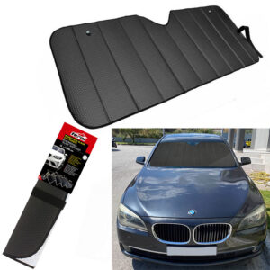 Feral Ηλιοπροστασία Παρμπρίζ Αυτοκινήτου Εσωτερική Laser Φιμέ Μαύρο 145x80εκ.Κωδικός: 13388