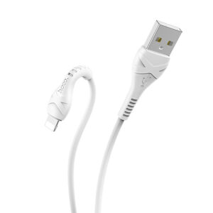 Hoco Regular USB to Lightning Cable Λευκό 1m (X37 Cool Power)