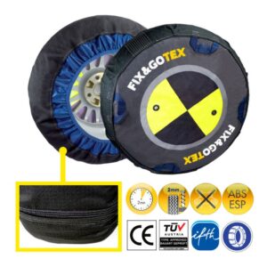 Fix&Go Tex XS Αντιολισθητικές Χιονοκουβέρτες XS Επιβατικού Αυτοκινήτου 2τμχΚωδικός: 13179