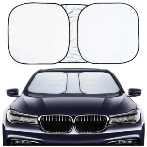 Feral Ηλιοπροστασία Παρμπρίζ Αυτοκινήτου Εσωτερική με Βεντούζα Silver Sun 150x70εκ.Κωδικός: 13403