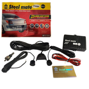 Steel Mate Σύστημα Παρκαρίσματος Αυτοκινήτου Μπροστά με Οθόνη / Buzzer και 2 Αισθητήρες 18mm σε Μαύρο ΧρώμαΚωδικός: PTS200F