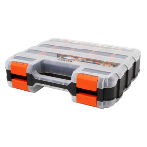 Tactix Ταμπακιέρα Εργαλείων 30 Θέσεων με Ρυθμιζόμενα Χωρίσματα Μαύρη 32x26x8εκ.Κωδικός: 320028