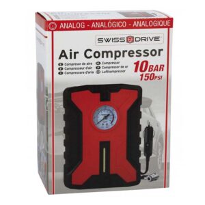 Swiss Drive Τρόμπα Αυτοκινήτου 150PSI με Καλώδιο Αναπτήρα 12VΚωδικός: 2707019