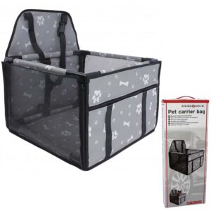 Swiss Drive Αδιάβροχο Κάθισμα Αυτοκινήτου για Σκύλο Γκρι