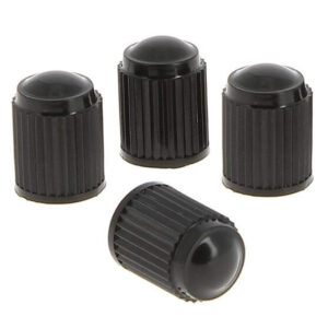 Swiss Drive Καπάκια Βαλβίδων Ελαστικών Αυτοκινήτου Μαύρο 4τμχ