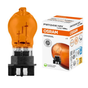Osram Λάμπα Αυτοκινήτου & Μοτοσυκλέτας Original PWY24W Αλογόνου Πορτοκαλί 12V 24W