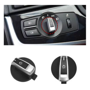 Ανταλλακτικό Κουμπί Διακόπτη Φώτων Bmw Σειρά 5 F10 F11 6 F06 F12 F13 7 F01 F02 X3 F25 X4 F26 Μαύρο ΑσημίΚωδικός: 0032622