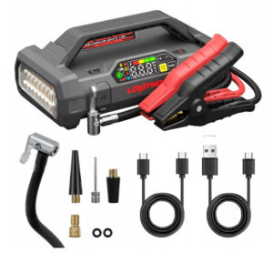 Lokithor JA302 PRO Φορητός Εκκινητής Μπαταρίας Αυτοκινήτου 3000A με Power Bank / USB / Τρόμπα / Φακό 12VΚωδικός: 0032680
