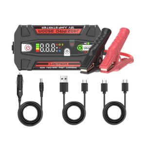 Lokithor J402 PRO Φορητός Εκκινητής Μπαταρίας Αυτοκινήτου 3500A με Power Bank / USB / Φακό 12VΚωδικός: 0032683