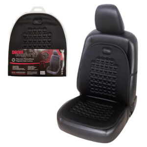 Πλατοκάθισμα Μασάζ Αυτοκινήτου Καρέκλας Γραφείου Πολυεστερικό Βιομαγνητικό 8 Μαγνήτες Μαύρο 1 Τεμάχιο Universal Αuτο Gs