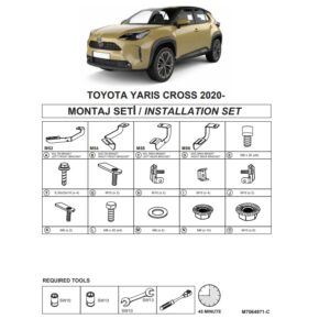 Βάσεις Πλαινών Σκαλοπατιών Dma Toyota Yaris Cross 2023 Suv Ac200Κωδικός: 0033176