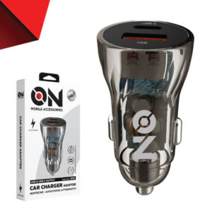 Φορτιστής Αυτοκινήτου 30W Γρήγορης Φόρτισης με Θύρες: 2xUSB 1xType-CΚωδικός: 0033370