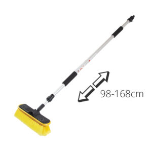 AMiO Τηλεσκοπική Σκούπα Πλυσίματος Αυτοκινήτου με Παροχή Νερού 98-168cm Κωδικός: 01045