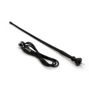 AMiO Κεραία Αυτοκινήτου Οροφής Βιδωτή 34cm Φ5mm με Καλωδιο 1.4m Μαύρο /AM Κωδικός: 01049