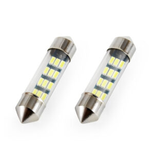 AMiO Λάμπες Αυτοκινήτου & Μοτοσυκλέτας C5W LED 5600K Ψυχρό Λευκό 12V 0.5W 2τμχ