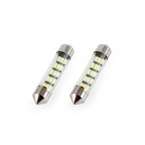 AMiO Λάμπες Αυτοκινήτου C5W LED 5600K Ψυχρό Λευκό 12V 0.6W 2τμχ