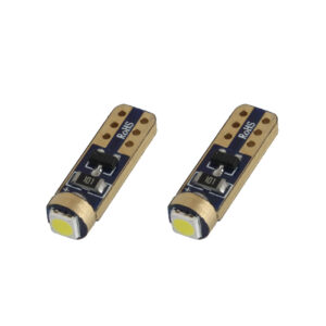 AMiO Λάμπες Αυτοκινήτου & Μοτοσυκλέτας T5 LED 5600K Ψυχρό Λευκό 12V 0.5W 2τμχ
