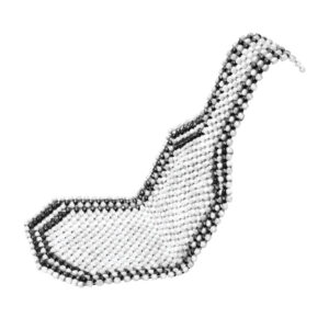 AMiO Πλατοκάθισμα Αυτοκινήτου 1τμχ Ψάθα Μπεζ με Ξύλινες Μπίλιες Μπεζ/Μαύρες 128x38cm