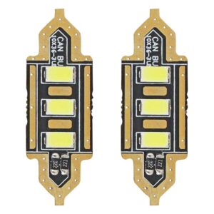 AMiO Λάμπες Αυτοκινήτου 36mm 3xSMD 5730 Canbus LED 5600K Λευκό 12V 2τμχ /AM