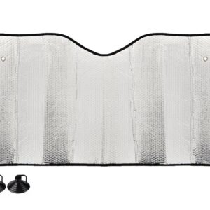 AMiO Ηλιοπροστασία Παρμπρίζ Αυτοκινήτου Εσωτερική με Βεντούζα Large 150x80εκ. Κωδικός: 71053