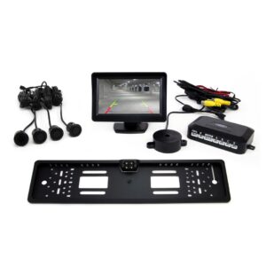 AMiO Σύστημα Παρκαρίσματος Αυτοκινήτου CAM-402 με Κάμερα / Οθόνη / Buzzer και 4 Αισθητήρες 18mm σε Μαύρο Χρώμα Κωδικός: 01553