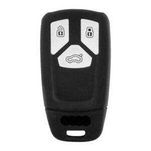 Θήκη Κλειδιού Type-3 από Σιλικόνη με 3 Κουμπιά για Audi σε Μαύρο Χρώμα Κωδικός: L0156.0