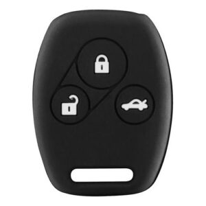 Θήκη Κλειδιού Type-1 από Σιλικόνη με 3 Κουμπιά για Honda σε Μαύρο Χρώμα Κωδικός: L0157.5
