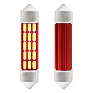 AMiO Λάμπες Αυτοκινήτου 41mm 20xSMD 4014 Canbus LED 5600K Λευκό 12V 2τμχ /AM