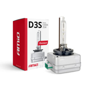 AMiO Λάμπα Αυτοκινήτου & Μοτοσυκλέτας D3S Xenon 4300K Φυσικό Λευκό 12V 35W 1τμχ