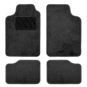 AMiO Σετ Μπροστινά και Πίσω Πατάκια Universal 4τμχ Μαύρα Κωδικός: 02127