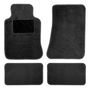 AMiO Σετ Μπροστινά και Πίσω Πατάκια Universal 4τμχ Μαύρα Κωδικός: 02129