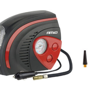 AMiO Τρόμπα Αυτοκινήτου 100PSI με Καλώδιο Αναπτήρα 12V Κωδικός: 02182
