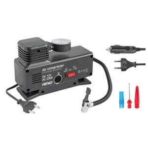 AMiO Τρόμπα Αυτοκινήτου 250PSI με Καλώδιο Αναπτήρα 12V /AM Κωδικός: 02188