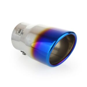 AMiO Μπούκα Εξάτμισης 48-65cm Titanium Universal Κωδικός: 02198